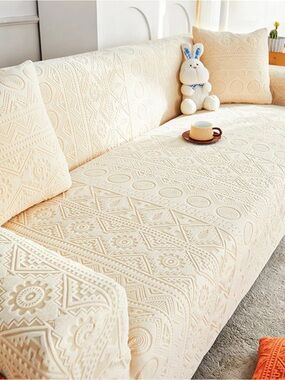 Slashop BohoPattern Stretch Full-Encasing Sofa Slipcover Two Seater